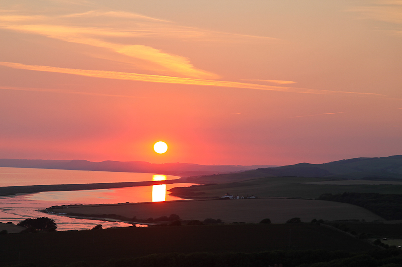 Sonnenuntergang in Dorset